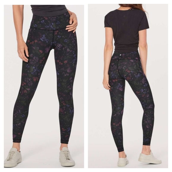 lululemon athletica Pants - Lululemon Wunder Under Hi-Rise Tight (Full-On Luxtreme 28")Frozen Flourish Multi